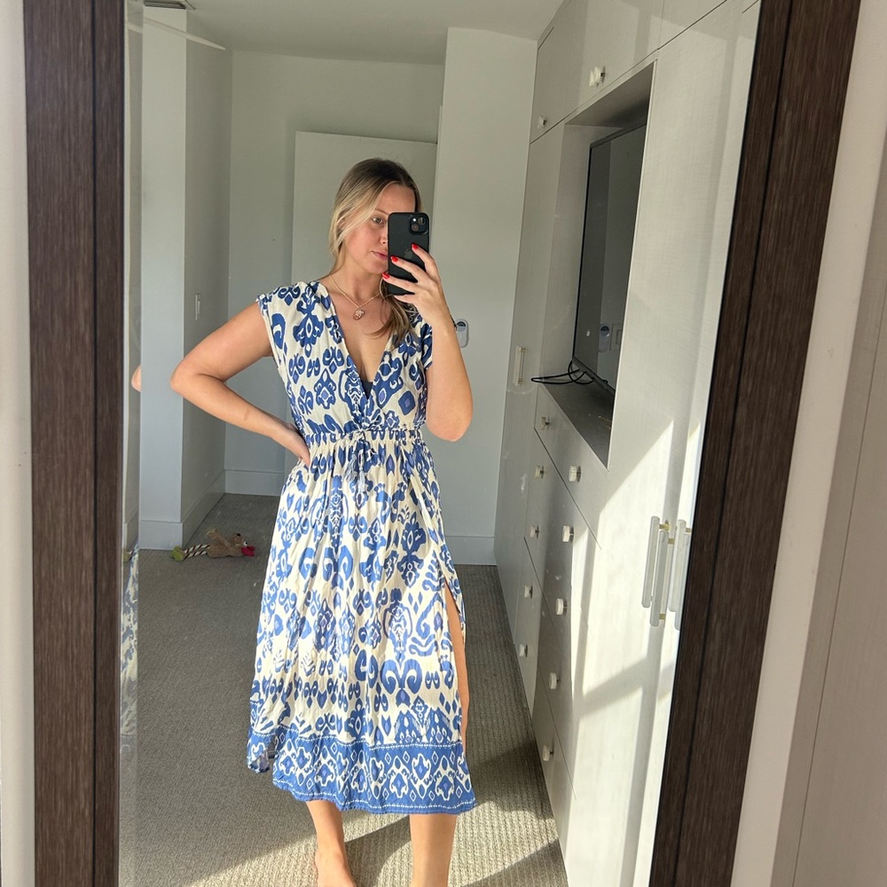 Salty Lemon midi dress